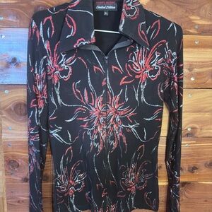 HOBBY HORSE Limited Edition Glitter Western Horse Show Shirt